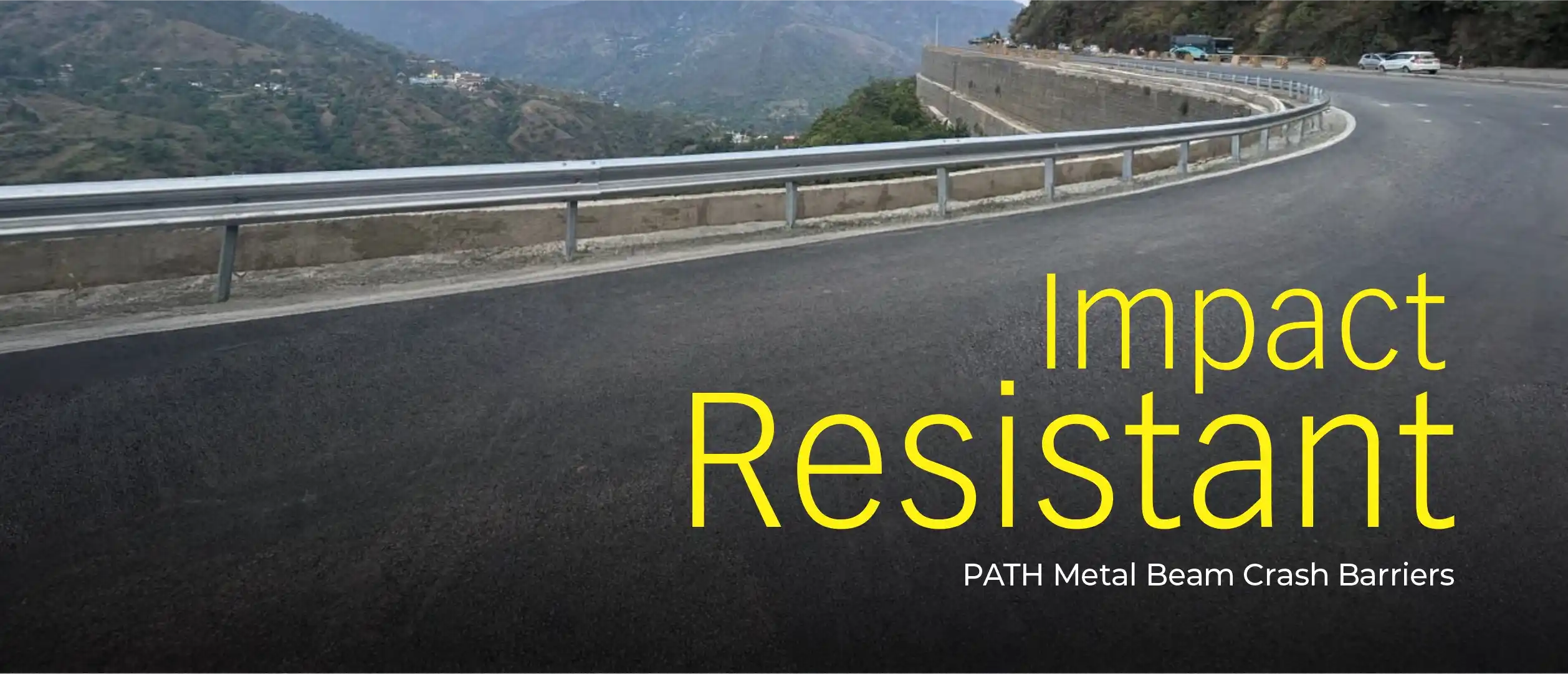 Crash barriers for highway safety projects